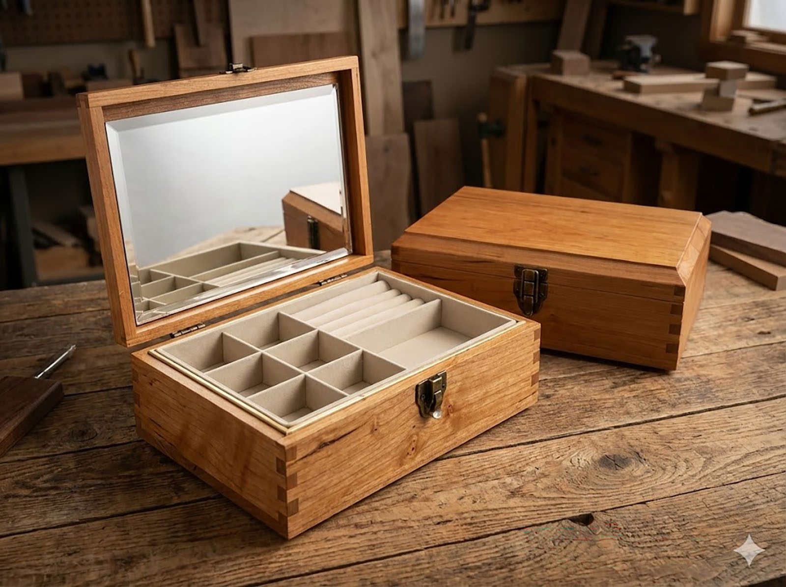 Box-Joint Jewelry Case